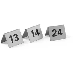 HENDI Tischnummern, Nummer 13-24, 50x35x(H)40mm