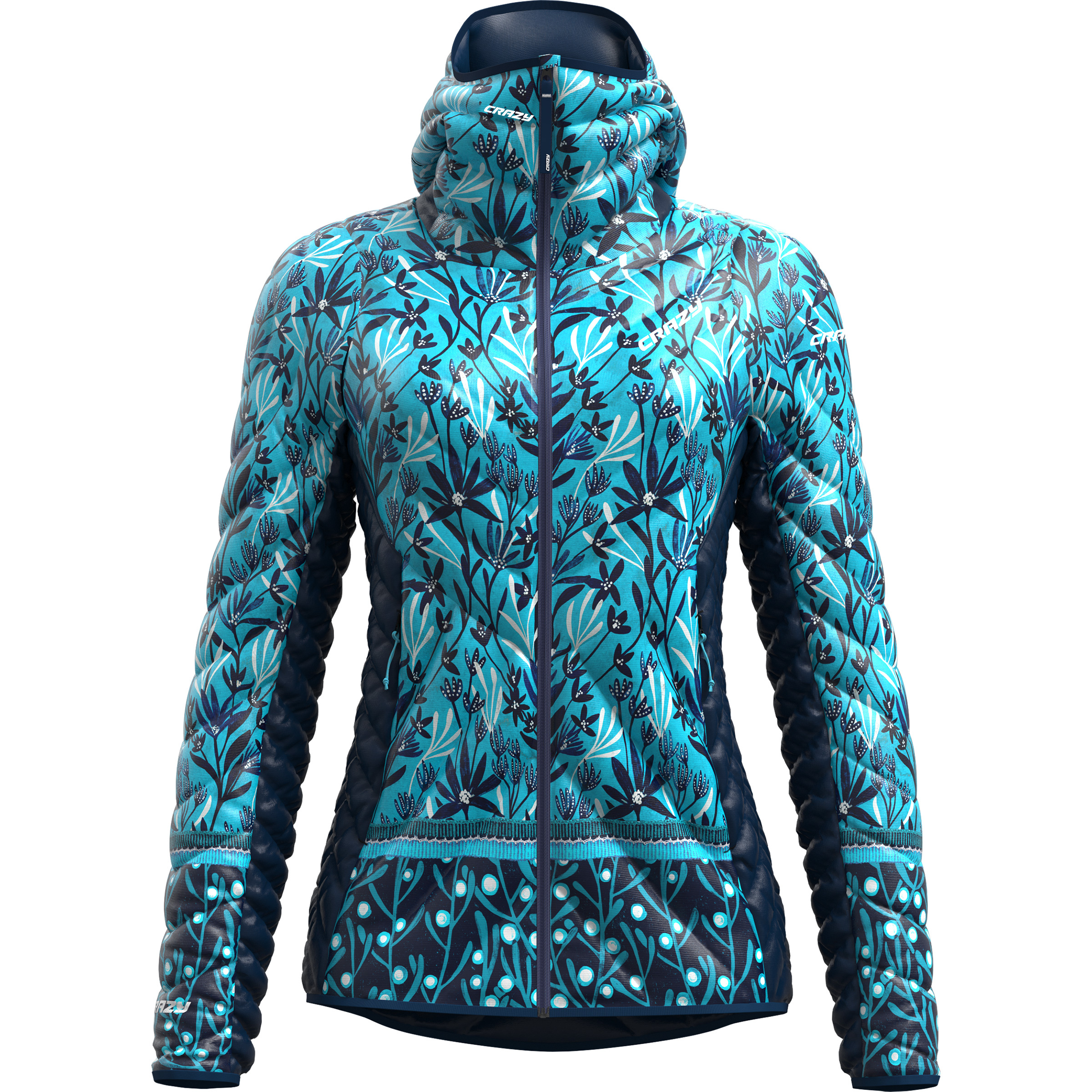 Crazy Wonder Magic Damen Isolationsjacke blau Größe L Trekking Klein verpackbar Pertex