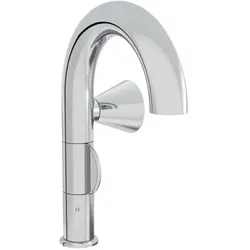 VitrA Liquid Waschtischarmatur A42749 Ausladung 175mm, Einlochmontage, ohne Ablaufgarnitur, chrom