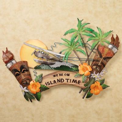 T.i./New Metal Design We're on Island Time Wall Accent