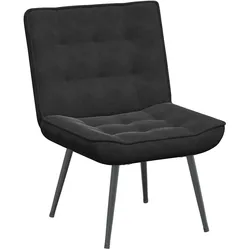 vidaXL Relaxsessel Schwarz 64x74x84 cm Samt
