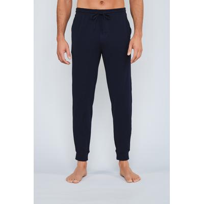 Jogger Pants JOOP "Comfort", Herren, Gr. XL, N-Gr, blau, Obermaterial: 95% Baumwolle, 5% Elasthan, unifarben, Basic lang, Hosen, Tunnelzug, Bindeband, Eingriff-Taschen, Jersey-Qualität