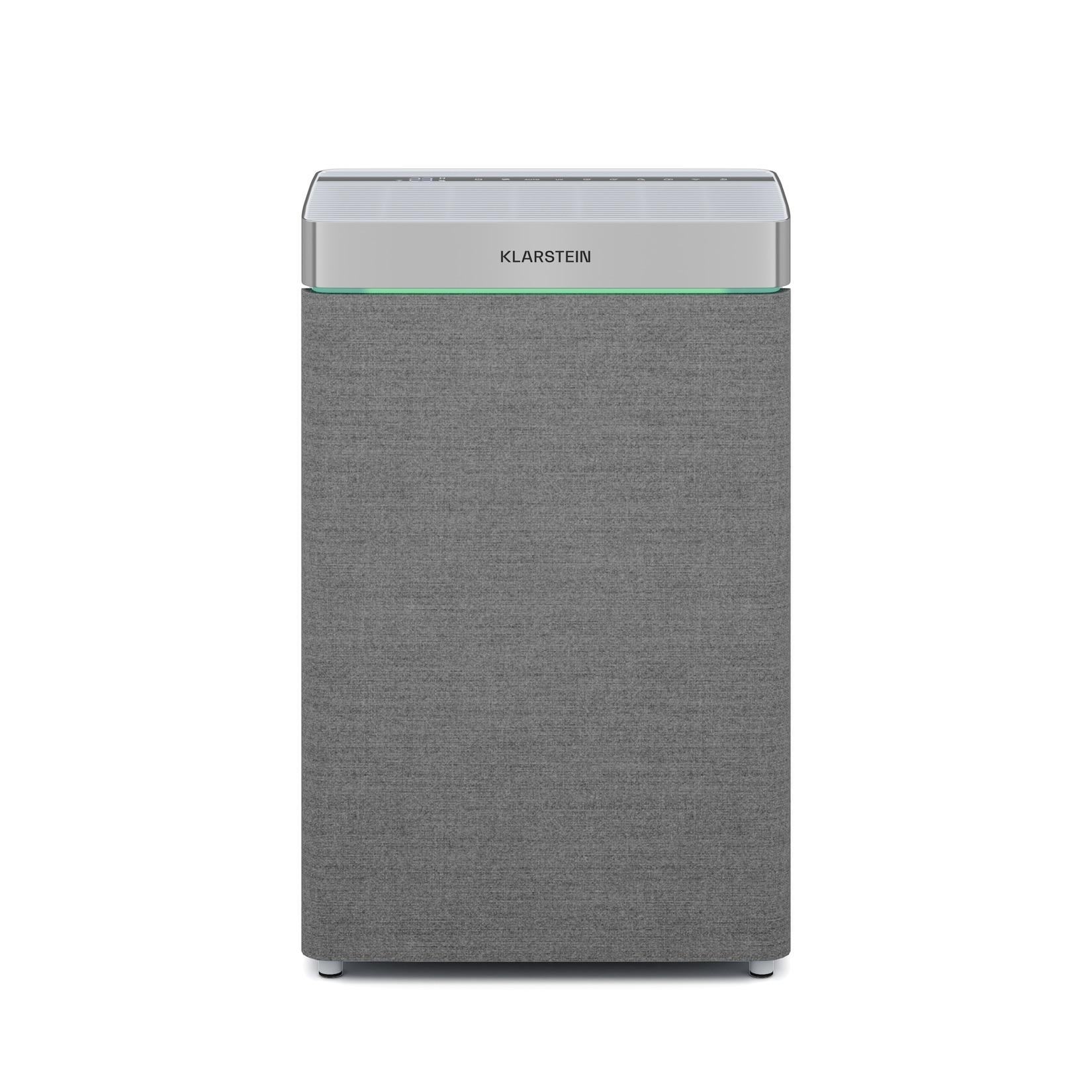 Klarstein AireLux Smart, Luftreiniger & Luftbefeuchter 2-in-1, CADR 400 m³/h, Grau