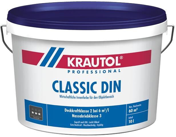 KRAUTOL Classic DIN weiß, 40 x 10 l auf Palette