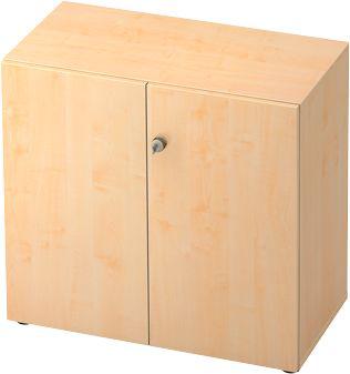 Aktenschrank TOPAS LINE, 2 Ordnerhöhen, Türen abschließbar, Ahorn-Dekor/Ahorn-Dekor