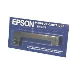 Epson ERC22B Farbbandkassette für M-180/190-Serie, lange Lebensdauer, Schwarz