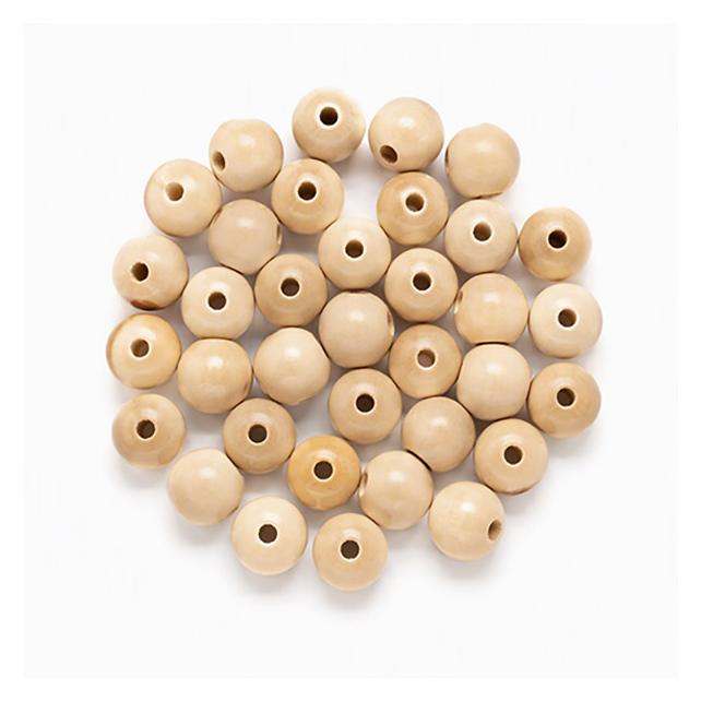 Glorex Holzperle 8mm 80St natur (74071977)