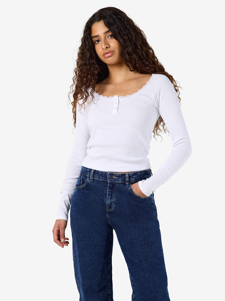 Noisy may Longsleeve in Weiß - L