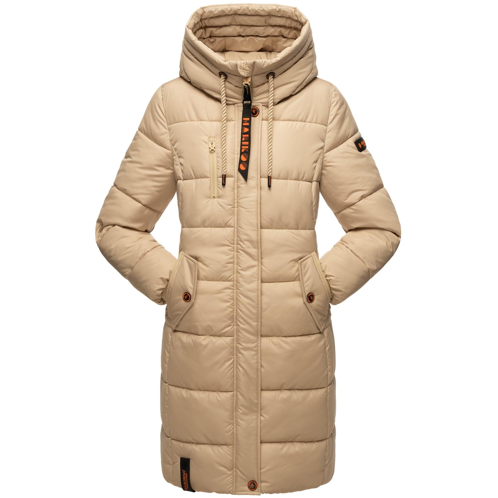 MARIKOO Damen Winterjacke Stepp Outdoor Jacke Anorak Parka Warm Mantel Kapuze Yuikoo