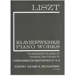 Klavierwerke Serie 2 Band 19 Transkriptionen Band 4 (Beethoven) broschiert, Fachbücher von Franz Liszt