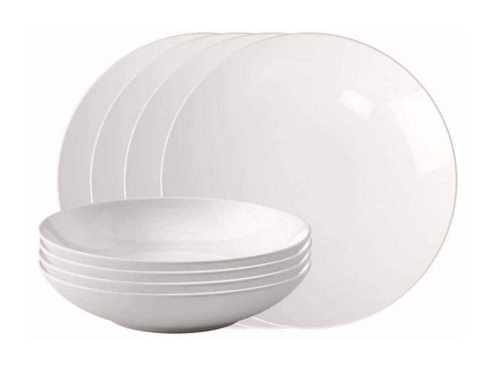 Geschirr-Set VILLEROY & BOCH For Me 8-teilig Set 1 Stück , weiss (weiß), Porzellan, Geschirr-Sets, Geschirr-Set