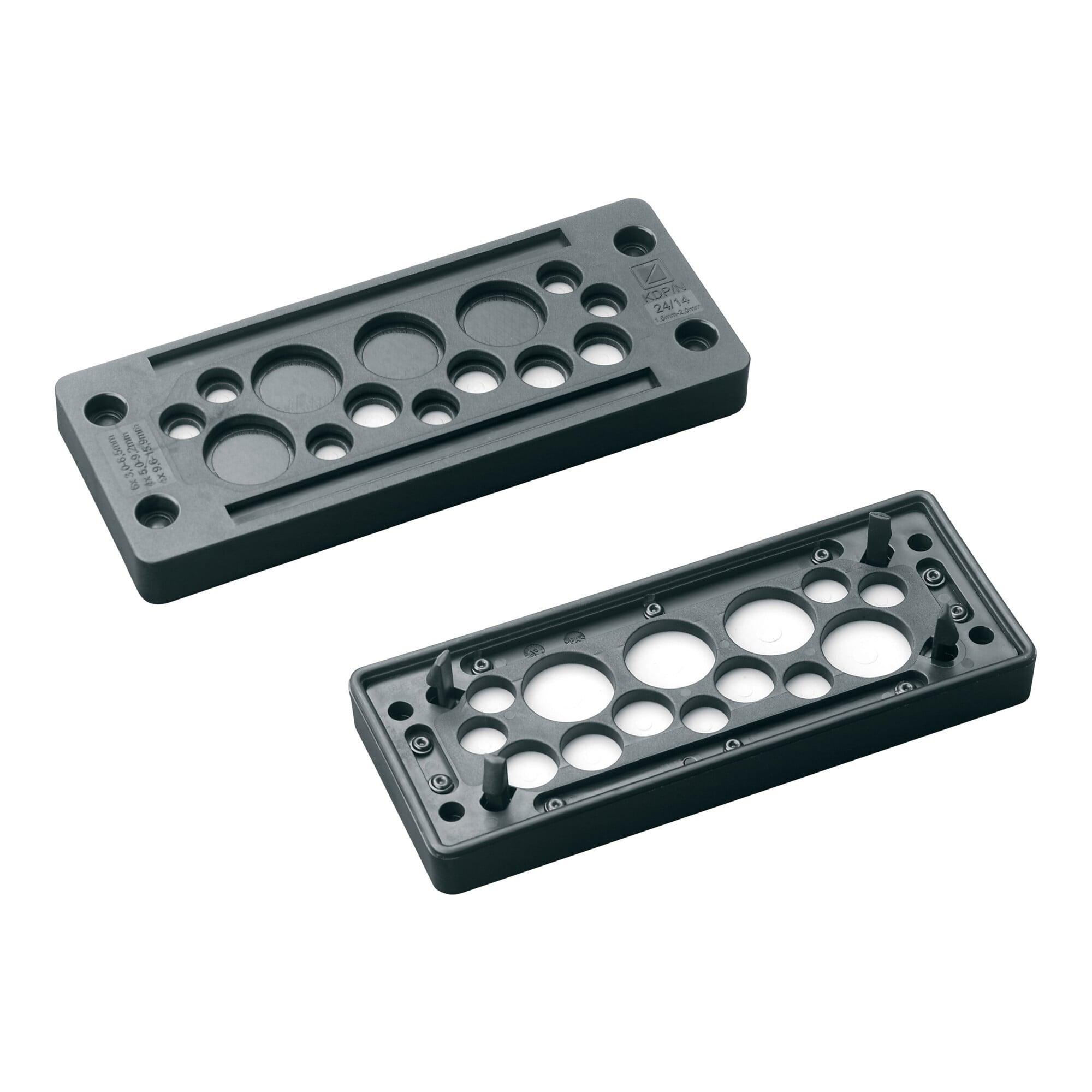 murrplastik Kabeldurchführungsplatte KDP/N 24/14 schwarz (87301140)