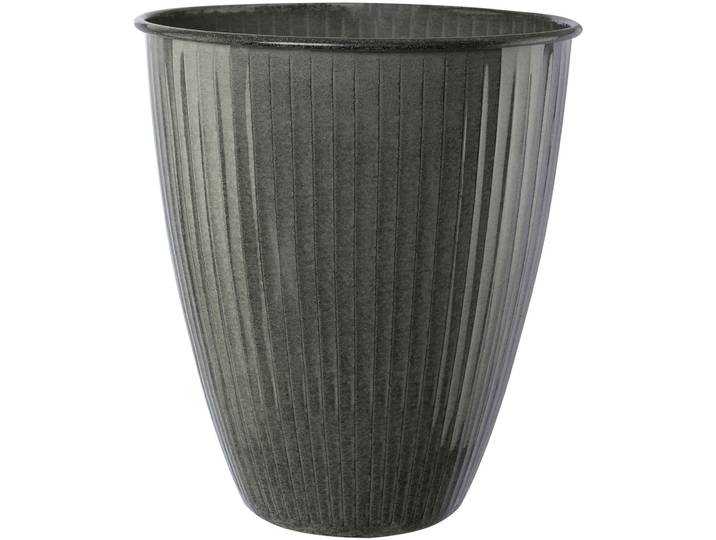 Übertopf CREATIV HOME Übertopf , dunkelgrau, H:31cm Ø:29cm, Metall, Pflanzgefäße, Übertopf, im hochgezogenen Format