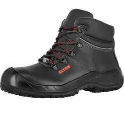 Sicherheitsstiefel S3 "LAURENZO RUBBER MID" ESD SAFETY-GRIP - 50 - schwarz