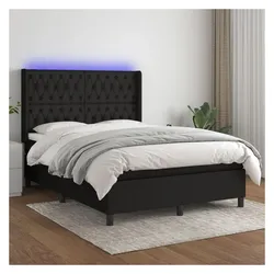 vidaXL, Boxspringbett, Alexandria (Knopfheftung Design) (140 x 190 cm)