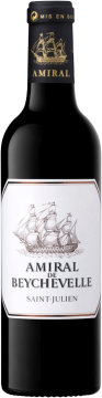 Halbe Flasche - Amiral de Beychevelle 2022 - Zweitwein Château Beychevelle - Saint-Julien - Rotwein - 0.375L