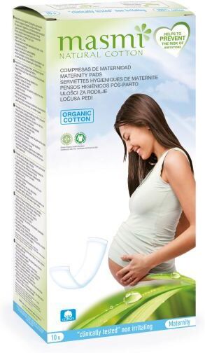 Masmi Maternity Pads 100% Cotton 10 units 263 gr