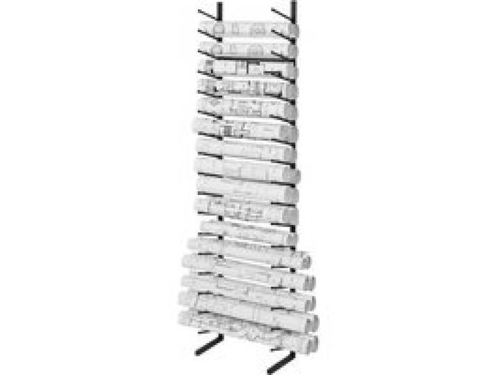 VEVOR Blaupausen-Aufbewahrungsregal, Hängendes Poster-Präsentationsregal mit 16 Ebenen, Vertikaler Blaupausen-Rollenordnerhalter 2 Rollen/Reifen, Rollordner-Aufbewahrungsregal für Blaupausen-Kartenposter