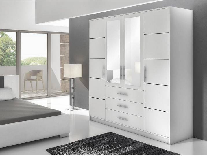 Beautysofa Kleiderschrank BALI D4 Schrank mit 4 türen