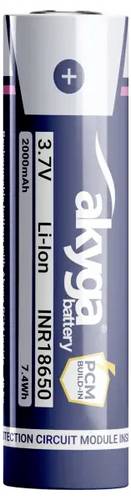 Akyga Spezial-Akku Li-Ion 3.7V 2000 mAh 1St.