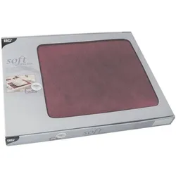 Papstar 100 Tischsets 30x40 cm einfarbig »soft collection« rot, 40 cm