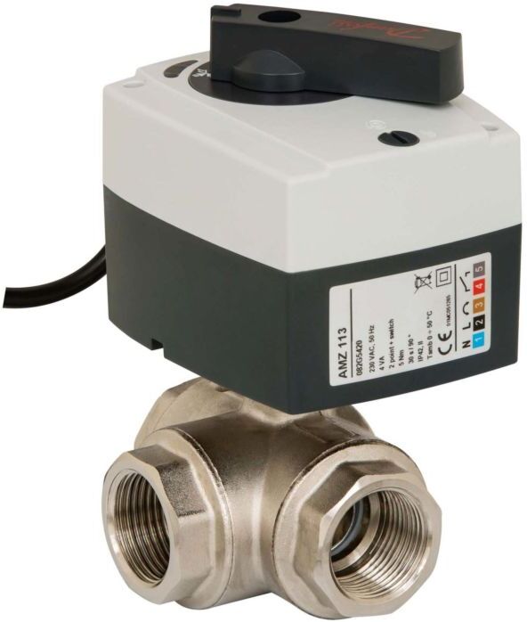 Danfoss motorischer Kugelhahn 113 082G5418 2-Wege, DN 15, 230Vac, 2-Punkt