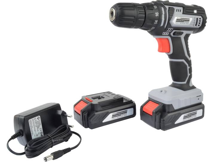 Perceuse-visseuse sans fil\, 20 V\, Li Ion\, avec 2 batteries 1\,5 Ah
