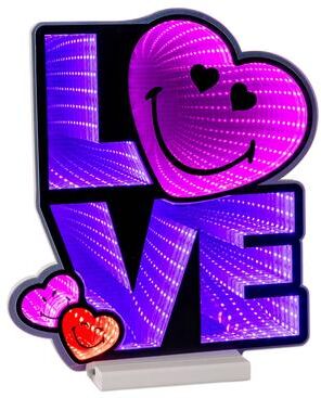 "SmileyWorld Love Square Ekkolight 14.5""H by Melrose in Purple (Size NO SIZE)"