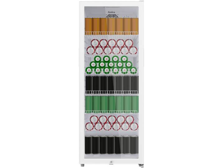 AMICA Getränkekühlschrank FK 344 150 W , Energieeffizienz: C, weiß, Rechtsanschlag, wechselbar, Kühlschränke, perfekte Kühlung dank professioneller Ausstattung, Getränkekühlschrank