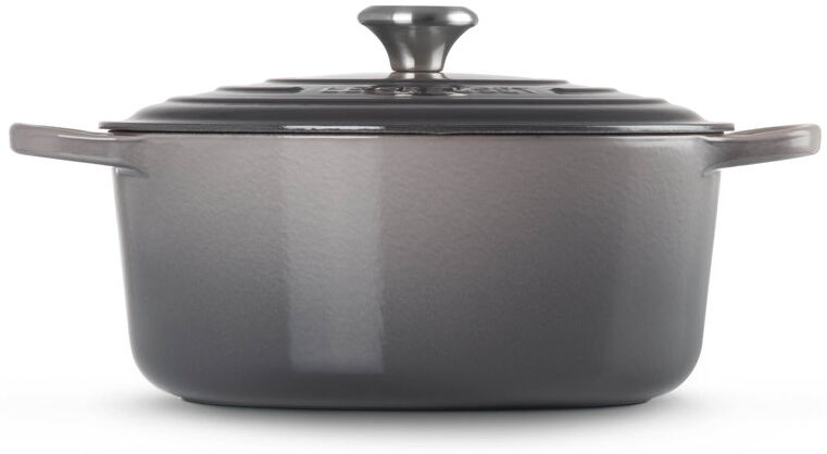 Le Creuset Cast Iron Round Casserole Flint 24cm / 4.2L