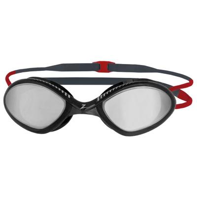 Zoggs - Tiger Titanium - Schwimmbrille Gr Regular grau/rot