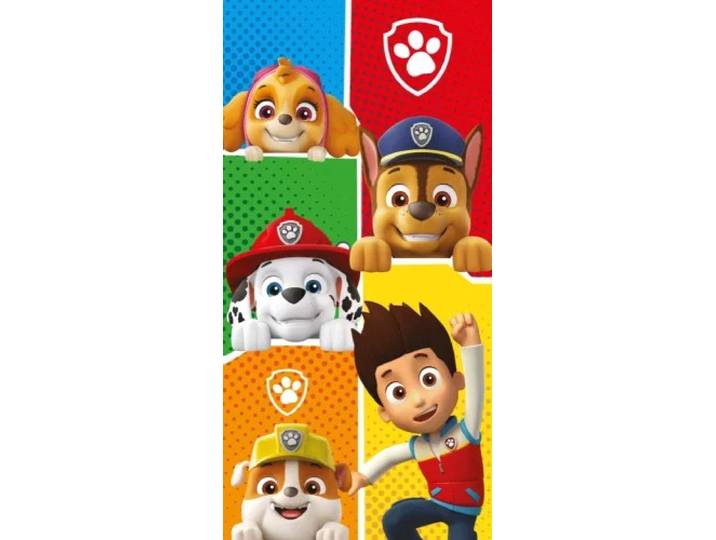 Paw Patrol strandlaken blocks 70 x 140 cm
