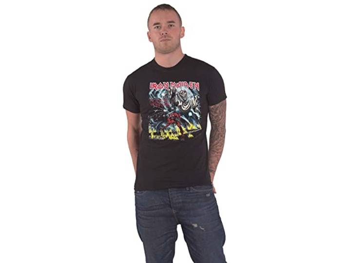 T-Shirt # L Black Unisex # Number Of The Beast