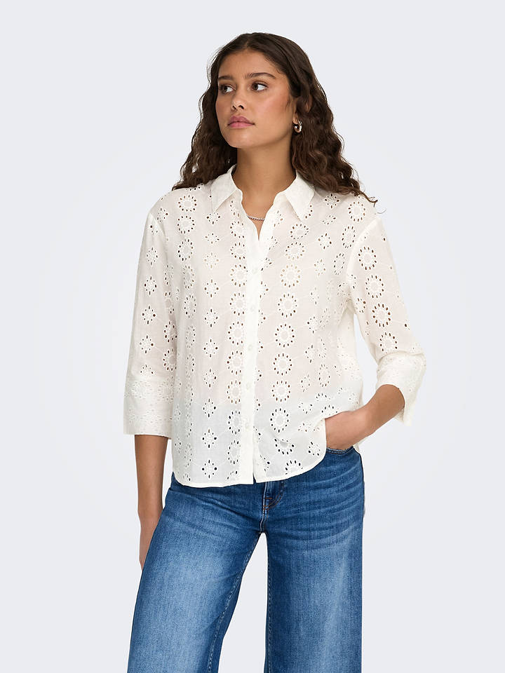 JDY Bluse in Weiß - XS