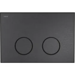 MEPA Frame Betätigungsplatte 2-Mengen Schwarz-Mattschwarz, 421056 421056