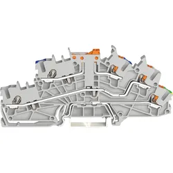 WAGO 2203-6541 - Installationsetagenklemme, 2,5 mm2, NTi/L/PE, grau
