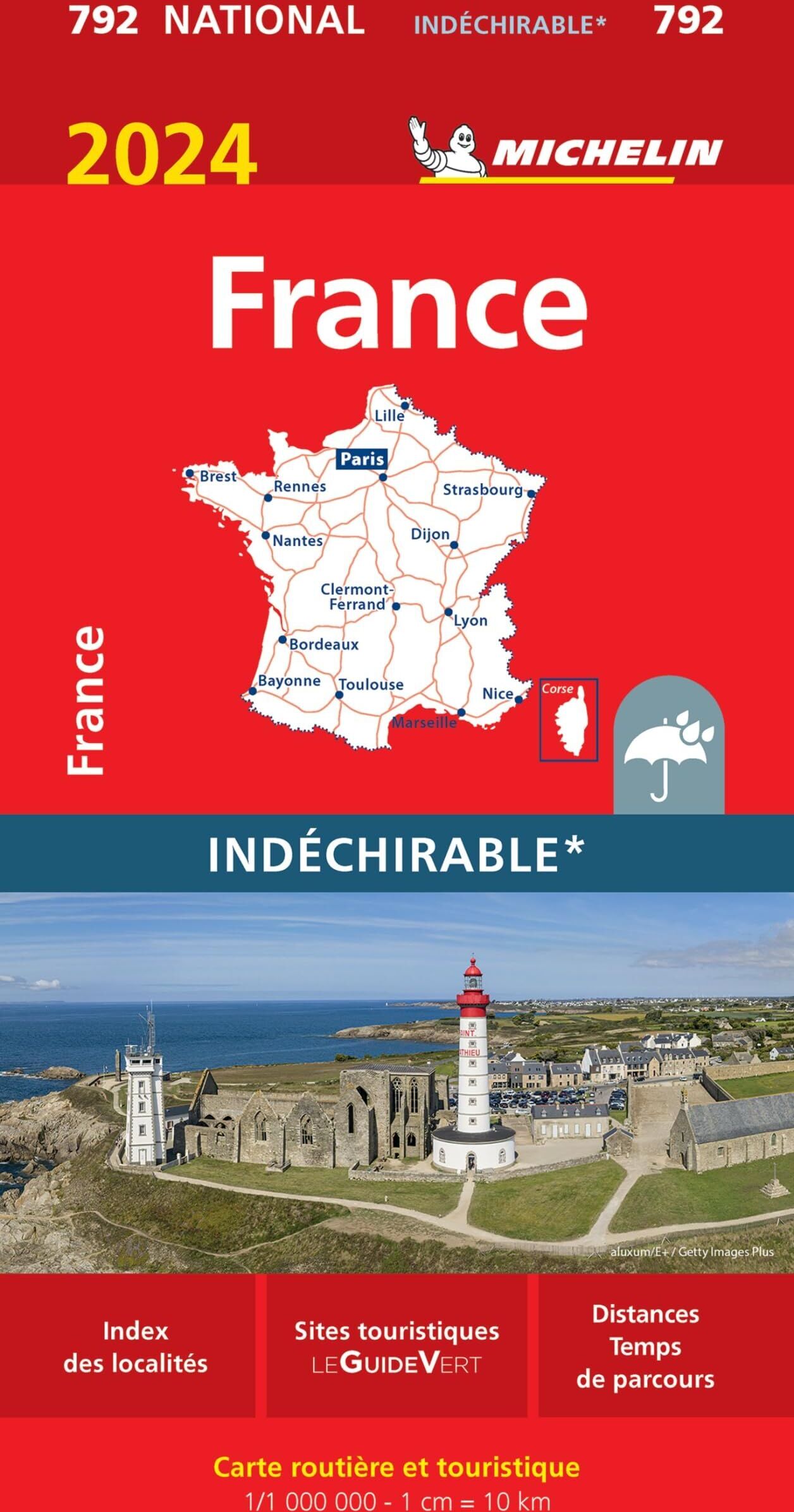 Michelin Frankreich 2024 (widerstandsfähig) - Preis vom 09.10.2026 07:28:09 h