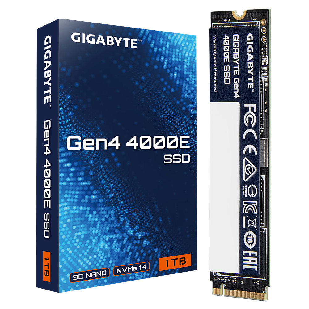 GIGABYTE Gen4 4000E SSD M.2 2280 NVMe 1TB G440E1TB