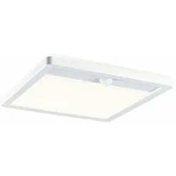 PAULMANN LED Außenpanel Lamina Bewegungsmelder IP44 eckig 250x250mm 3000K 14,5W 950lm 230V Weiß Kunststoff"