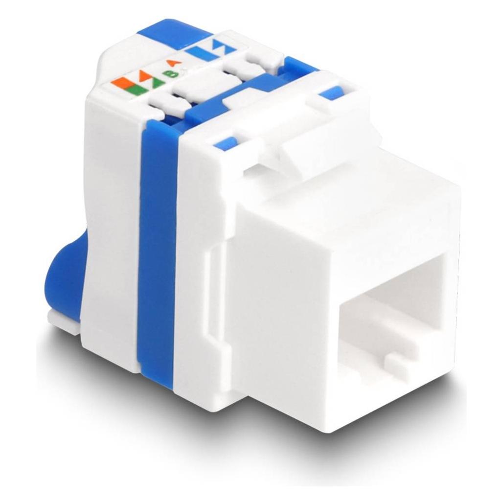 Delock Keystone Modul RJ45 Buchse zu LSA Cat.6A werkzeugfre (Keystone Modul) (88130)