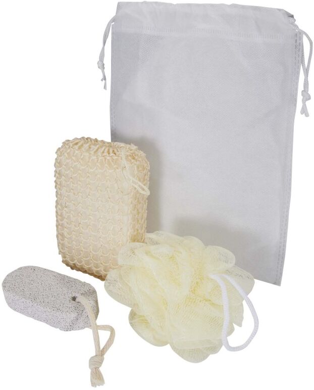 Ensemble d'accessoires de bain personnalisé 3 pièces Harmony naturel