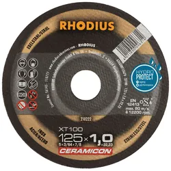 RHO 210226 - Trennscheibe, Edelstahl, 230 mm, 1,9 mm, XT100, 22,23 mm