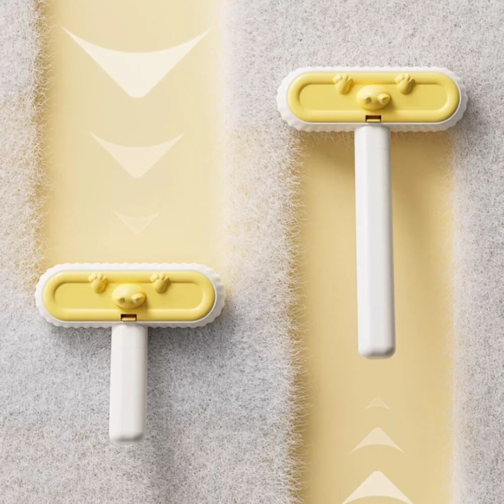 INF Brosse Anti-Poils d'Animaux avec Base Auto-Nettoyante - Rouleau Anti-Peluche Double Face Efficace