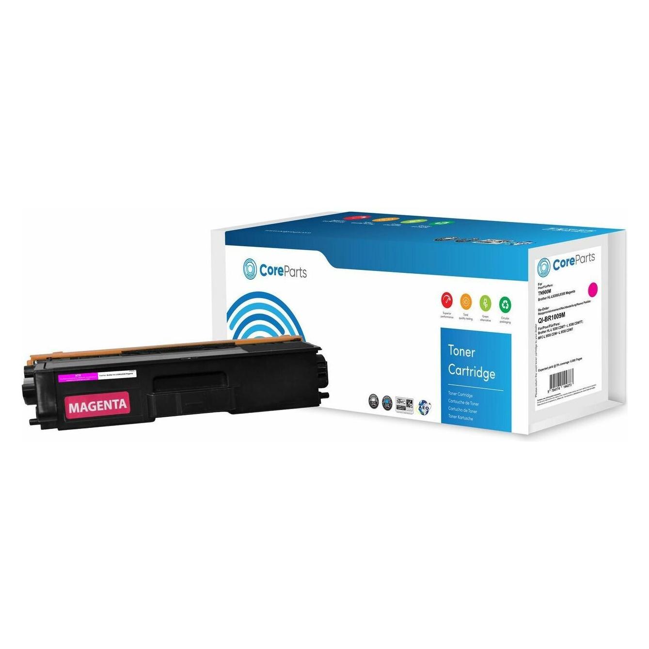 CoreParts Toner Magenta TN900M (M) (QI-BR1009M)