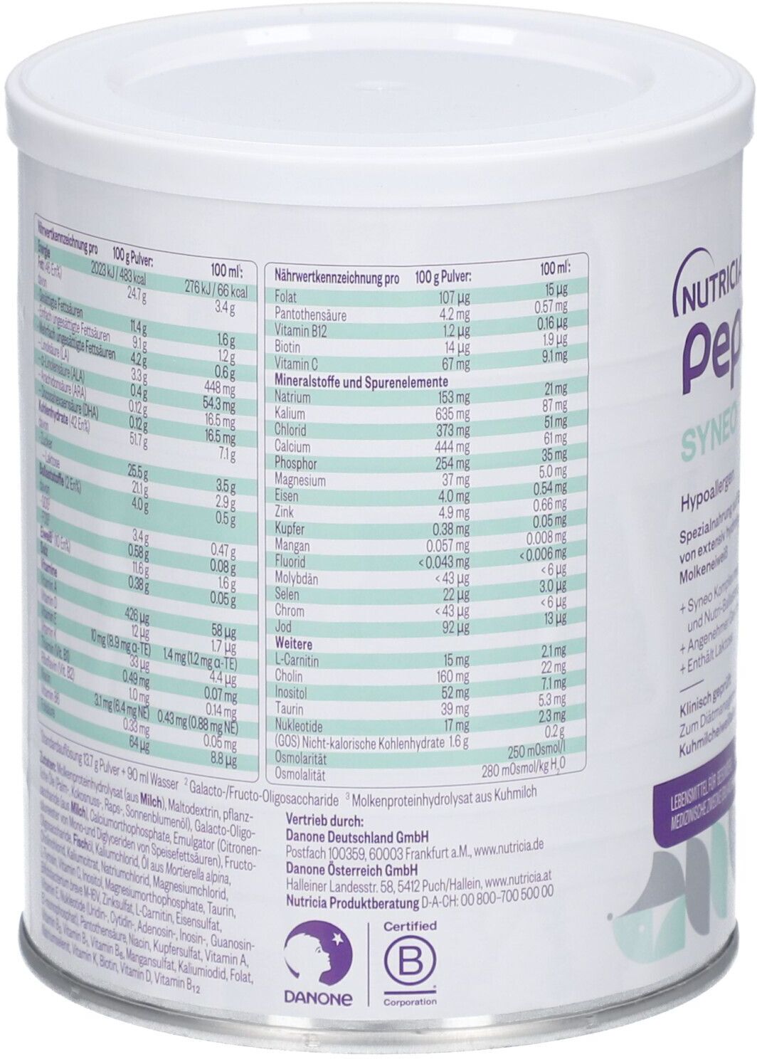 Nutricia Pepticate Syneo Pulver 400 g
