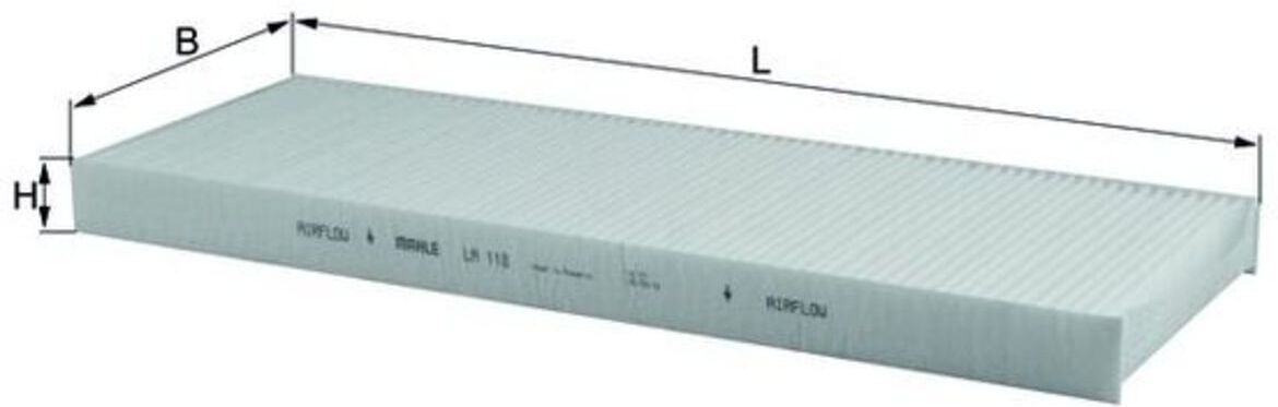 Innenraumluftfilter MAHLE KNECHT LA 118