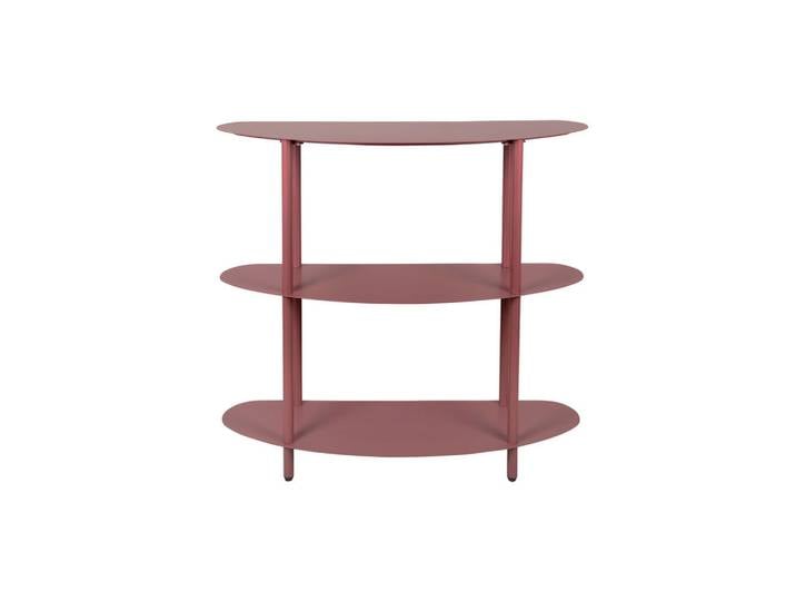 Leitmotiv Dekowandregal, Terracotta, Metall, Uni, rechteckig, 90x82x28 cm, zum Stellen, Wohnzimmer, Regale, Wandregale