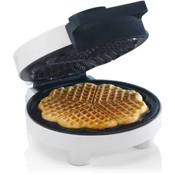 Trebs 13100 - Herzwaffeleisen - Weiß