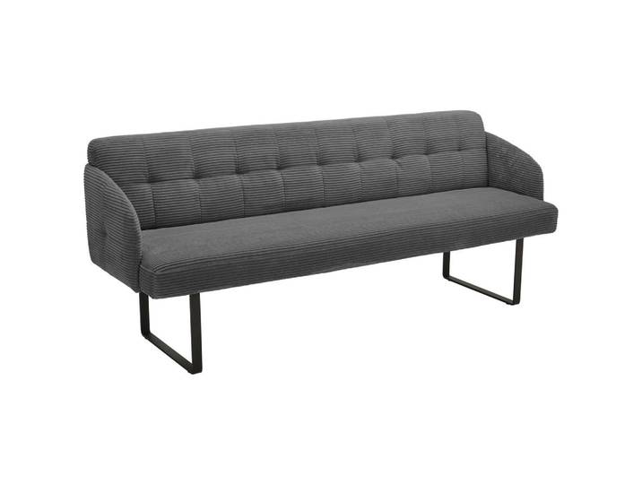 Musterring Sitzbank, Dunkelgrau, Metall, 2,5-Sitzer, 217x85x69 cm, Esszimmer, Bänke, Sitzbänke