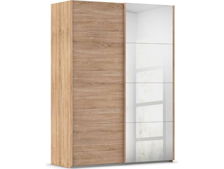 rauch Schwebetürenschrank Kleiderschrank Schrank Garderobe Schlafzimmerschrank EVELYN in elegantem Stil mit Spiegel 5 Breiten viel Stauraum MADE IN GERMANY
